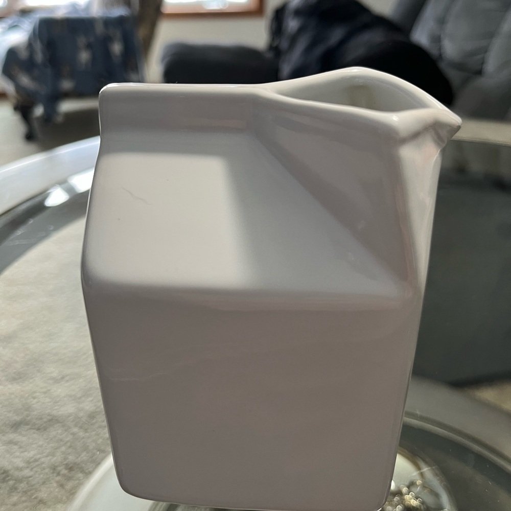 White Ceramic 'Got Milk?' Carton - Picture 3 of 5